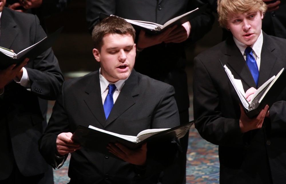 GVL / Kevin Sielaff - Moments from the Fall Arts Celebration holiday concert Dec. 7 at the Fountain Street church in Grand Rapids, Michigan. 