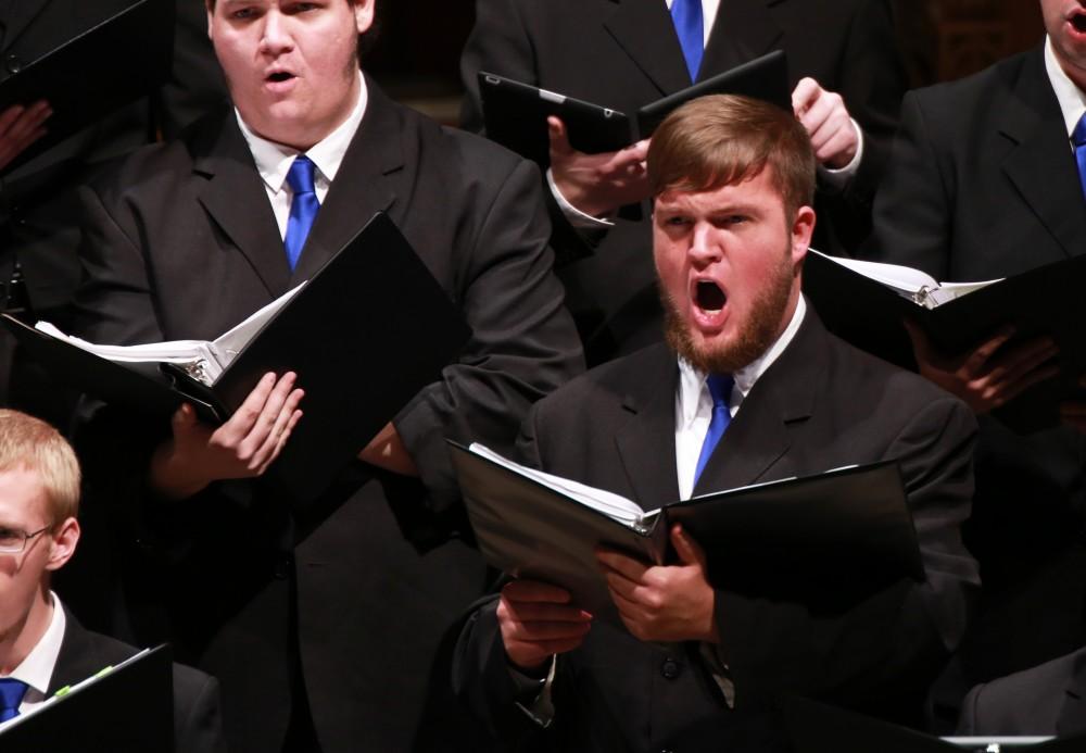 GVL / Kevin Sielaff - Moments from the Fall Arts Celebration holiday concert Dec. 7 at the Fountain Street church in Grand Rapids, Michigan. 