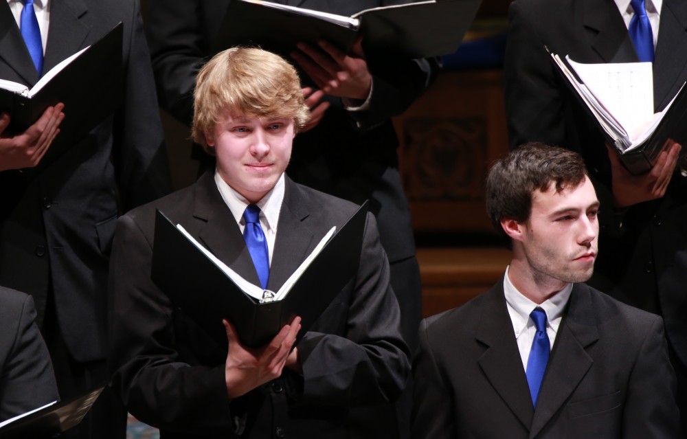 GVL / Kevin Sielaff - Moments from the Fall Arts Celebration holiday concert Dec. 7 at the Fountain Street church in Grand Rapids, Michigan. 