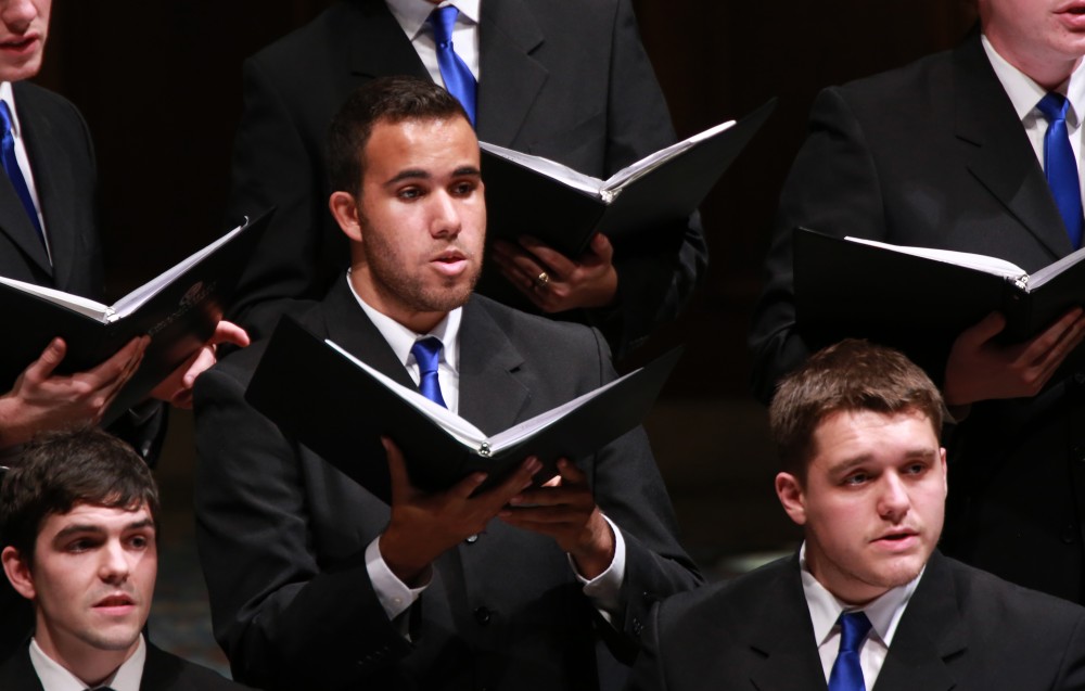 GVL / Kevin Sielaff - Moments from the Fall Arts Celebration holiday concert Dec. 7 at the Fountain Street church in Grand Rapids, Michigan. 