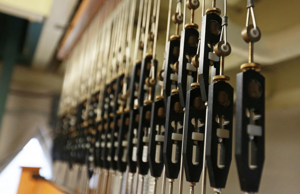 GVL / Kevin Sielaff - The Cook Carillon Tower offers free tours while university carillonneur Julianne Vanden Wyngaard plays the instrument Dec. 8 in Allendale.  