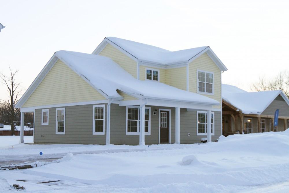 Enclave apartments are currently being finished for new student housing. Photo taken on Jan 17 in Allendale, MI. 