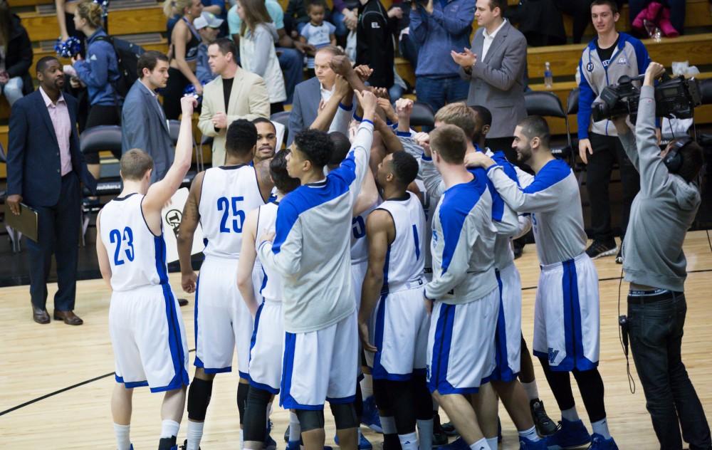 GVL / Kevin Sielaff - The Lakers defeat the Chargers of Hillsdale College Saturday, Jan. 30, 2016 in Allendale.