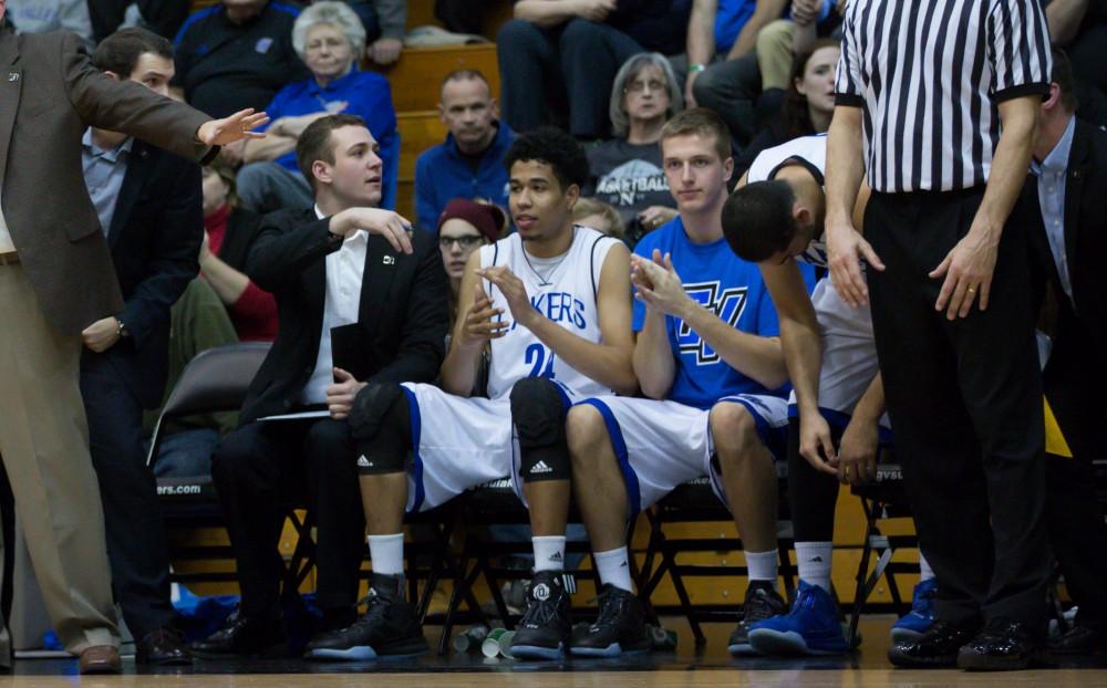 GVL / Kevin Sielaff - The Lakers defeat the Timberwolves of Northwood University with a final score of 66-53 Jan. 24, 2016 in Allendale.