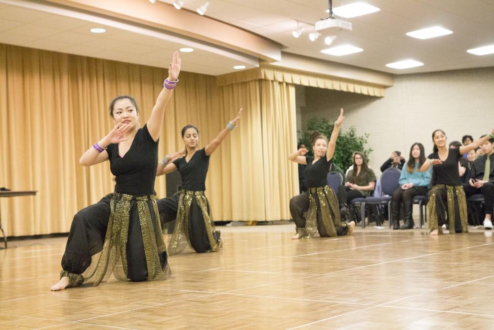 GVL / Sara Carte
The dance group Fusion performs a mixture of all culture’s dances during the Asian New Year Festival 2016, sponsored by the Asian Student Union and the Office of Multicultural Affaris, in the Kirkhof Center on Thursday, Feb. 4, 2016.