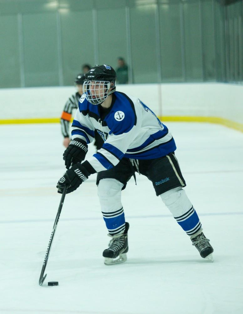 GVL / Kevin Sielaff -   The Lakers defeat the Eagles of Eatern Michigan University Friday, Feb. 5, 2016 at Georgetown Ice Center.