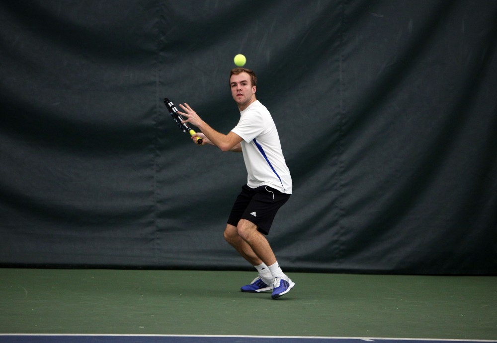 GVL / Emily Frye 
Junior Trevor Vander Klok against Davenport University on Friday Feb. 19, 2016.