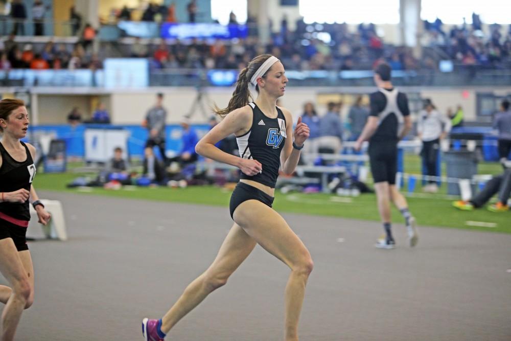 GVL / Emily Frye
Sophomore Sarah Cullip runs the 5000 meter on Friday, Feb. 19, 2016.