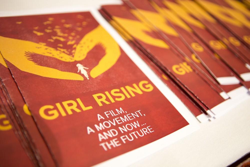 GVL / Sara Carte - Documentary screening of “Girl Rising” takes place in the DeVos Center on Friday, Mar. 25, 2016.