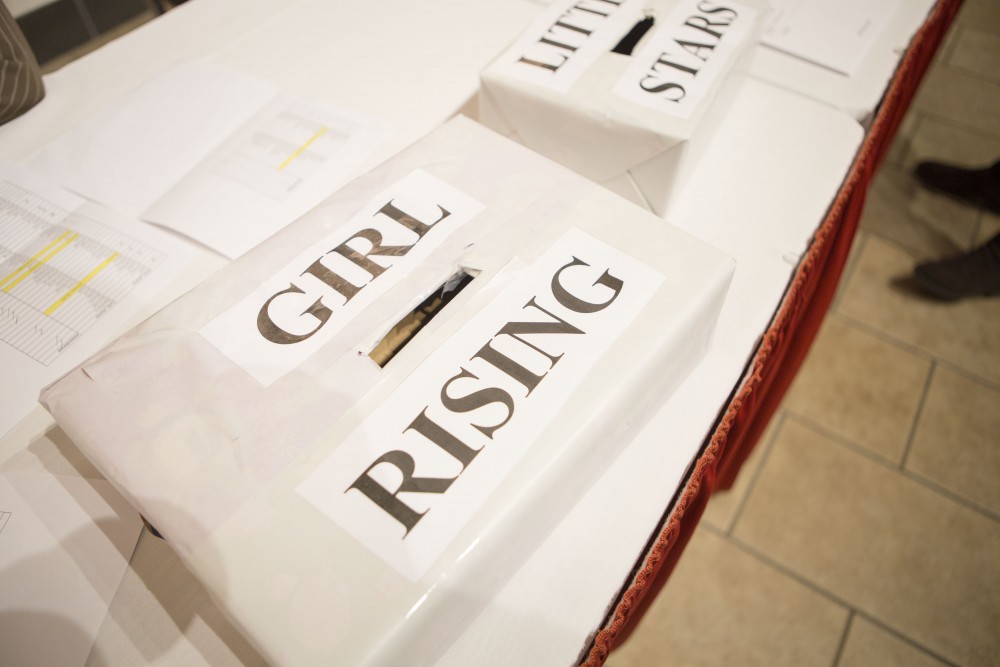 GVL / Sara Carte - Documentary screening of “Girl Rising” takes place in the DeVos Center on Friday, Mar. 25, 2016.