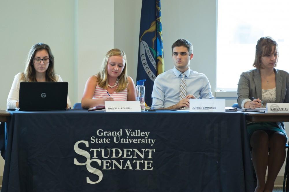 GVL / Kevin Sielaff    The Student Senate convenes Sept. 3 inside the Kirkhoff Center at Grand Valleys Allendale campus. 