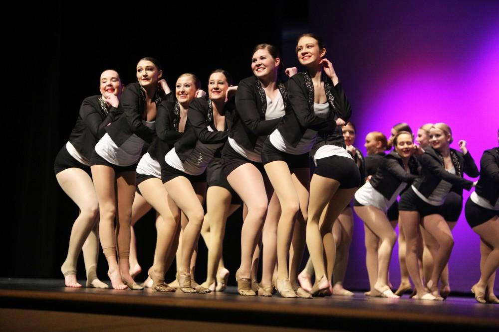 GVL / Emily Frye    
Grand Valley State University Dance Troupe recital on April 16, 2016.