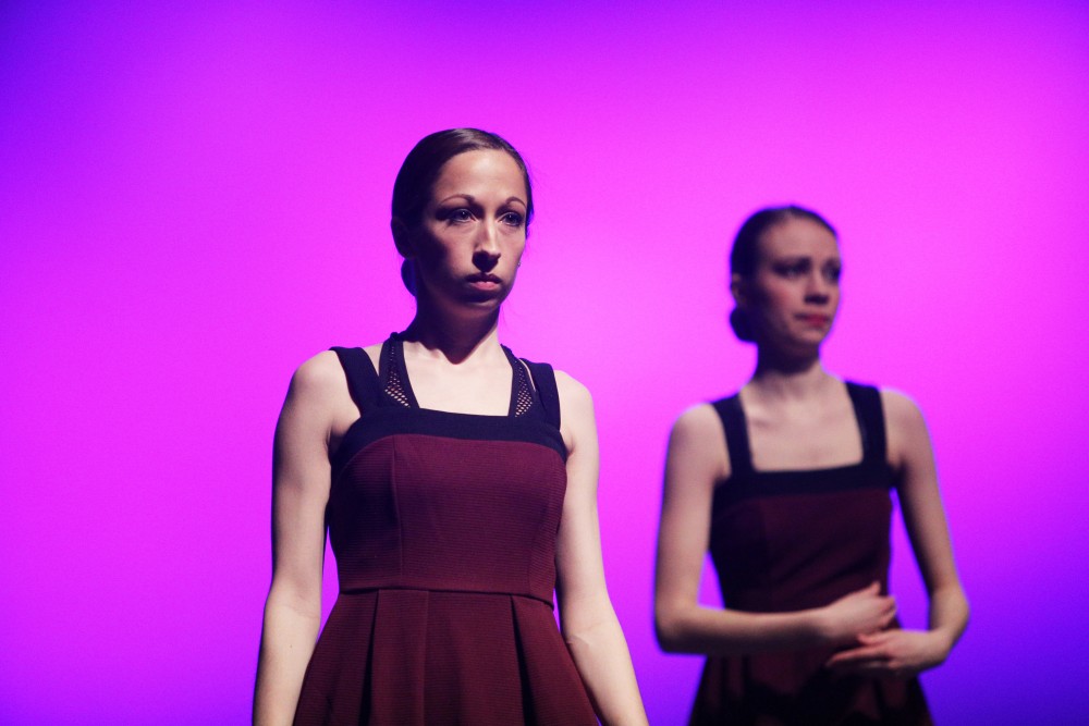 GVL / Emily Frye    
Grand Valley State University Dance Troupe recital on April 16, 2016.