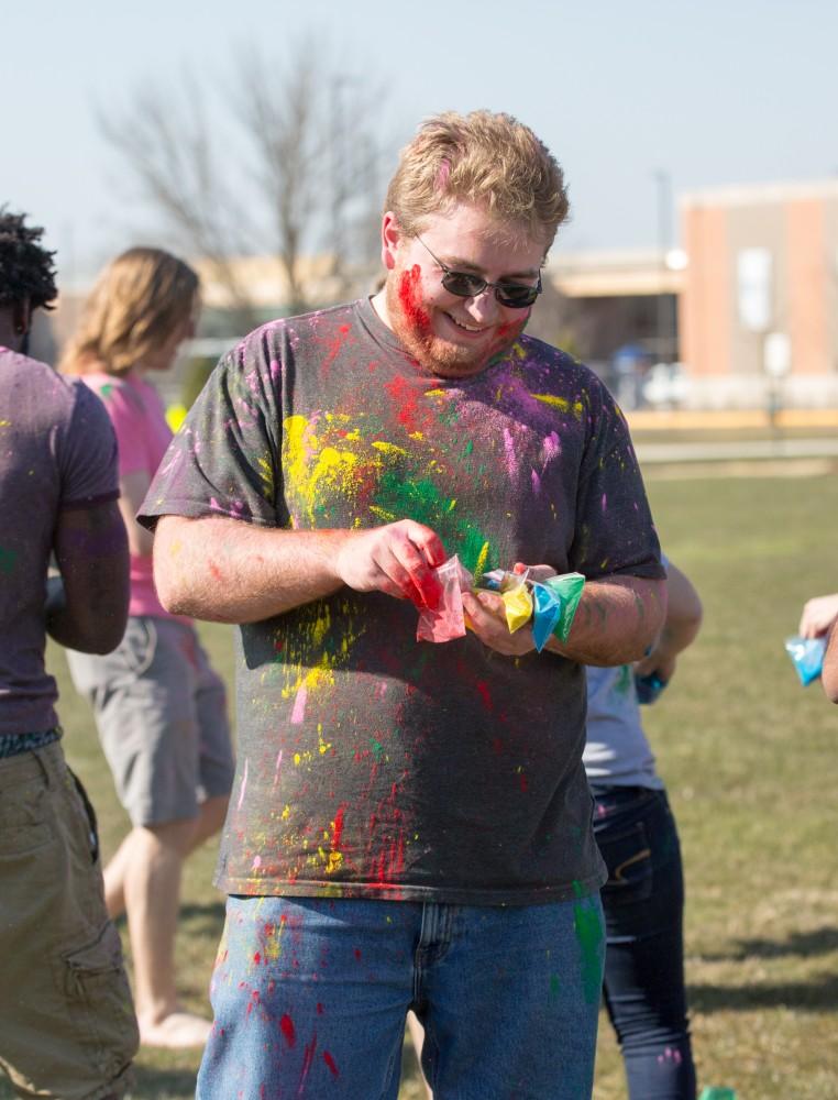 GVL / Kevin Sielaff - Grand Valley celebrates India’s spring color festival, Holi, for the first time on Friday, April 15, 2016.