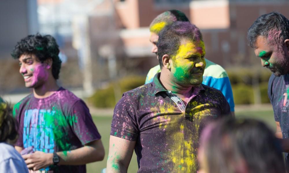 GVL / Kevin Sielaff - Grand Valley celebrates India’s spring color festival, Holi, for the first time on Friday, April 15, 2016.