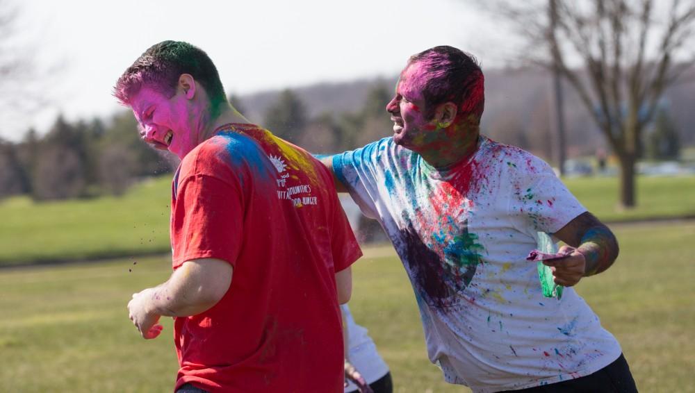 GVL / Kevin Sielaff - Grand Valley celebrates India’s spring color festival, Holi, for the first time on Friday, April 15, 2016.