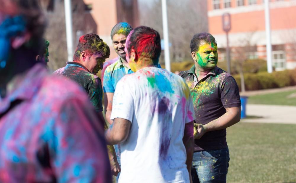 GVL / Kevin Sielaff - Grand Valley celebrates India’s spring color festival, Holi, for the first time on Friday, April 15, 2016.