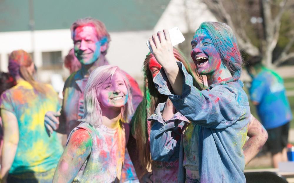 GVL / Kevin Sielaff - Grand Valley celebrates India’s spring color festival, Holi, for the first time on Friday, April 15, 2016.