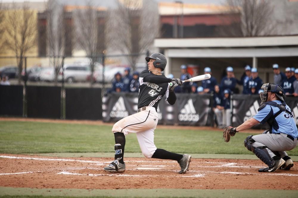 GVL / Emily Frye    
Junior Matt Williams against Northwood University on Wednesday April 13, 2016.