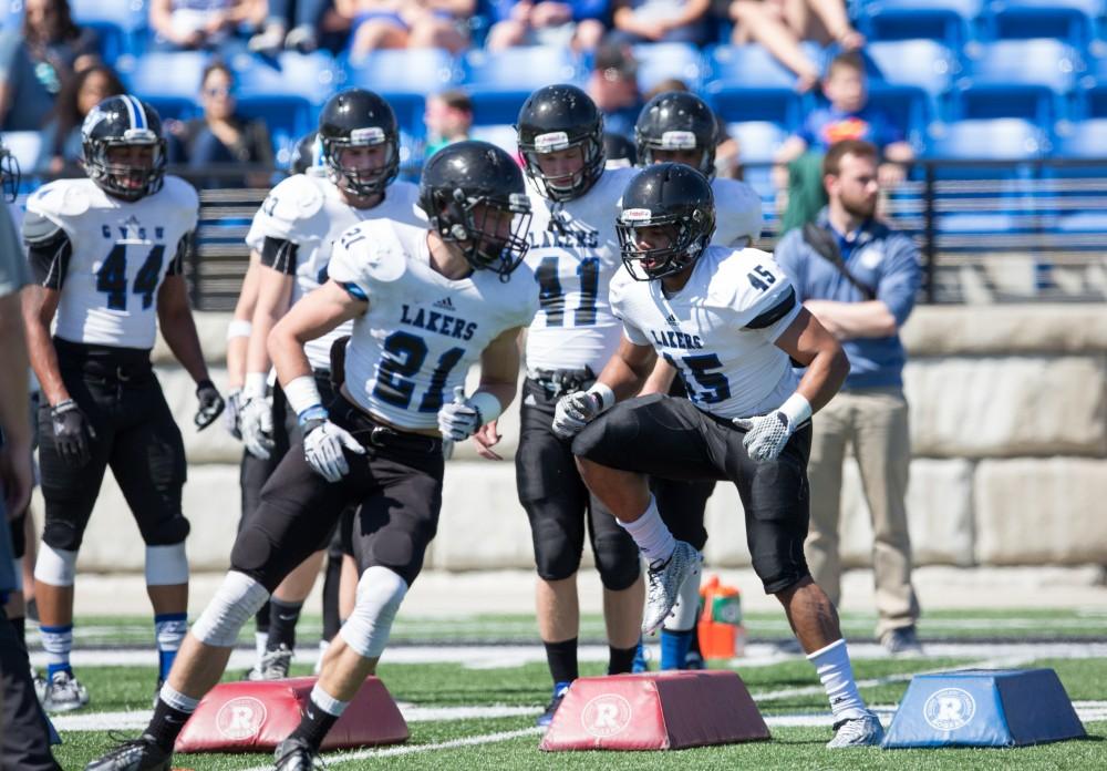 GVL / Kevin Sielaff -  The 2016 Grand Valley State Spring Classic is hosted at Lubbers Stadium on Saturday, April 16, 2016.