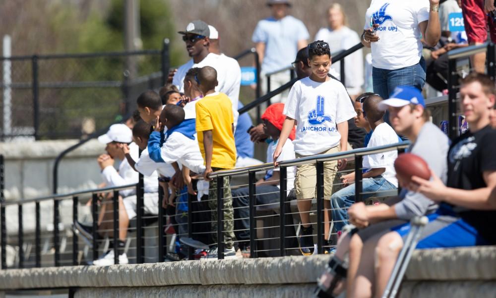 GVL / Kevin Sielaff - The 2016 Grand Valley State Spring Classic is hosted at Lubbers Stadium on Saturday, April 16, 2016.