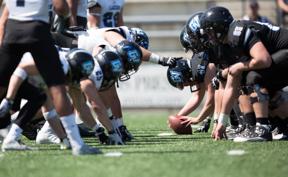 GVL / Kevin Sielaff - The 2016 Grand Valley State Spring Classic is hosted at Lubbers Stadium on Saturday, April 16, 2016.