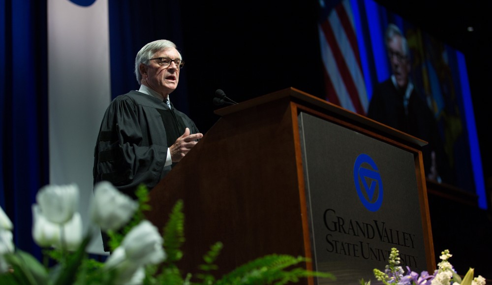 Moments from Grand Valley's graduation ceremonies on Saturday, April 30, 2016.