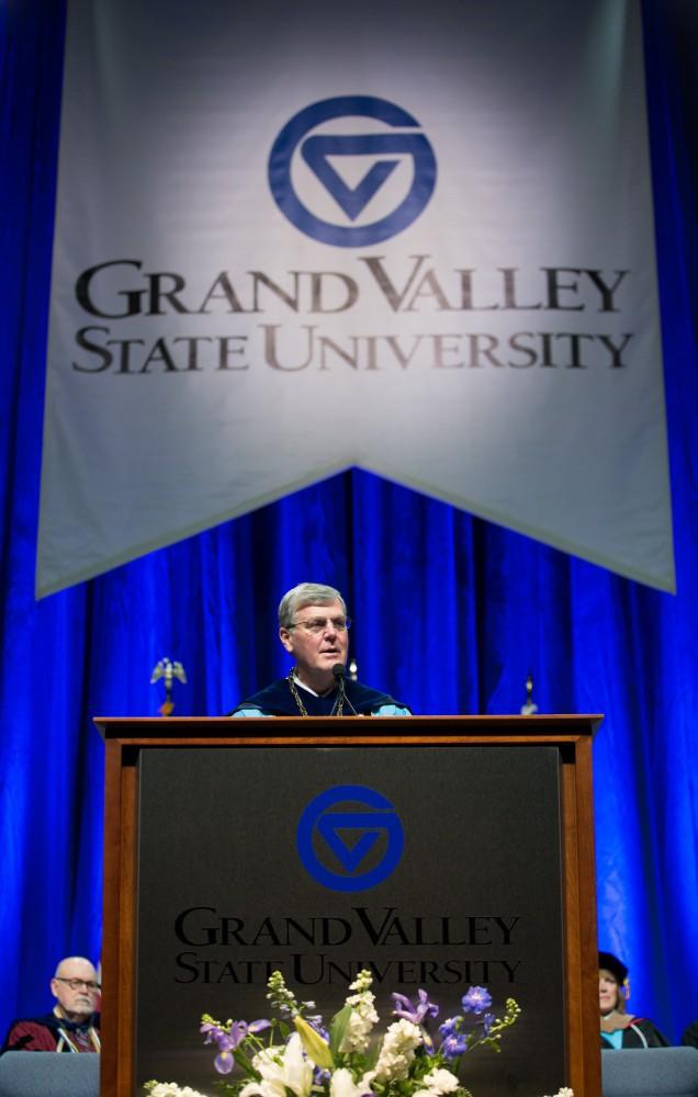 Moments from Grand Valley's graduation ceremonies on Saturday, April 30, 2016.