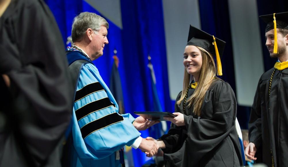 Moments from Grand Valley's graduation ceremonies on Saturday, April 30, 2016.