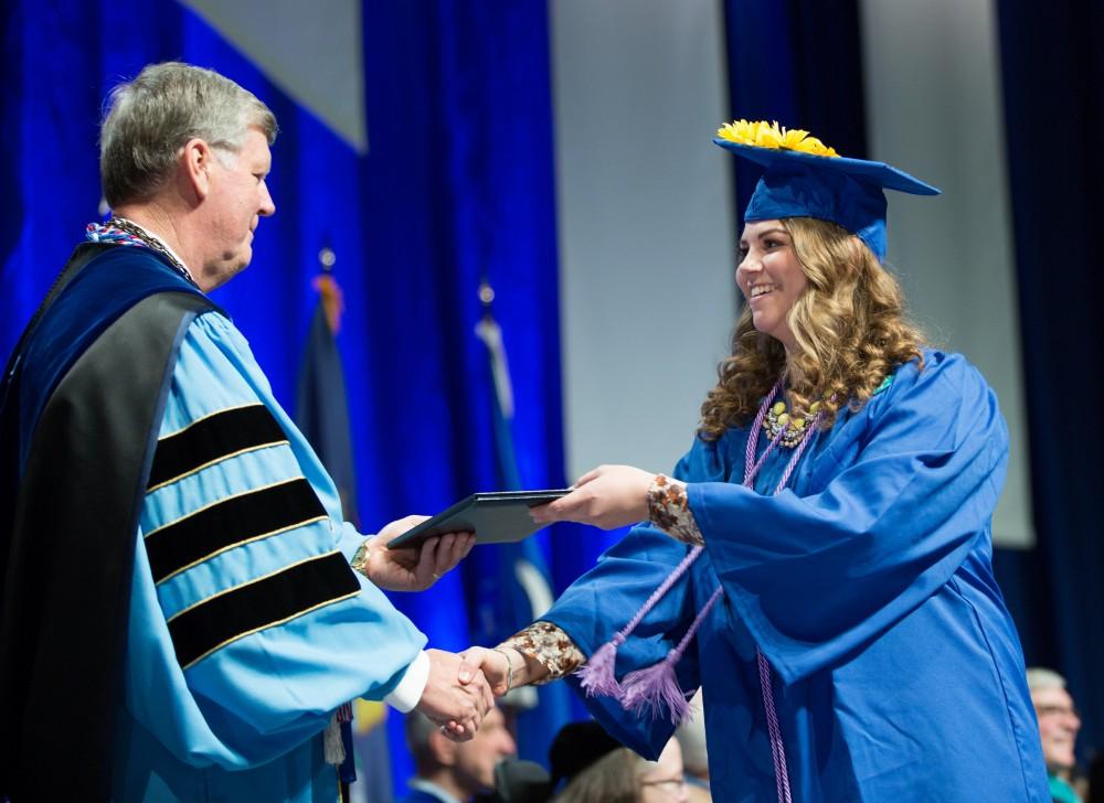 Moments from Grand Valley's graduation ceremonies on Saturday, April 30, 2016.