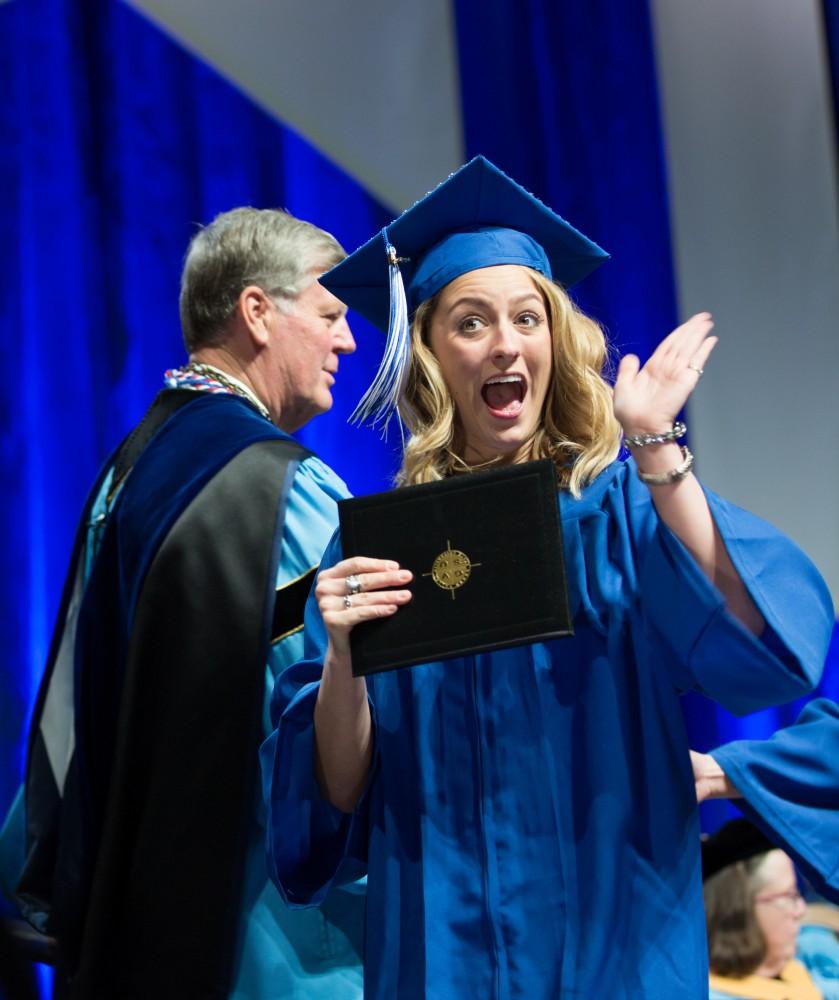 Moments from Grand Valley's graduation ceremonies on Saturday, April 30, 2016.