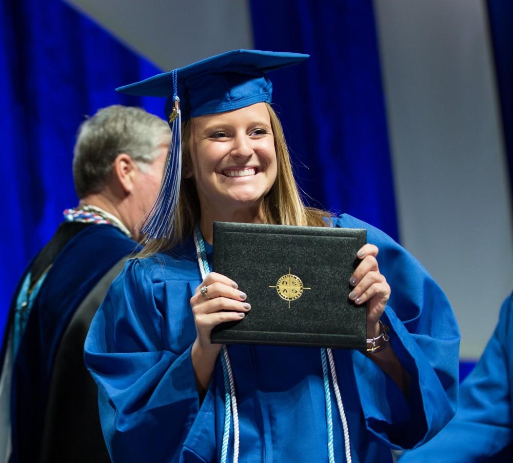 Moments from Grand Valley's graduation ceremonies on Saturday, April 30, 2016.