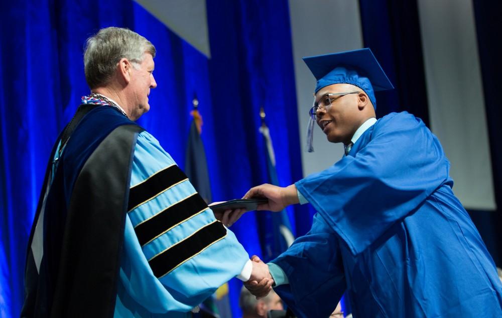 Moments from Grand Valley's graduation ceremonies on Saturday, April 30, 2016.