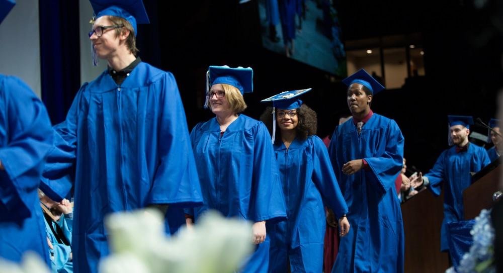 Moments from Grand Valley's graduation ceremonies on Saturday, April 30, 2016.