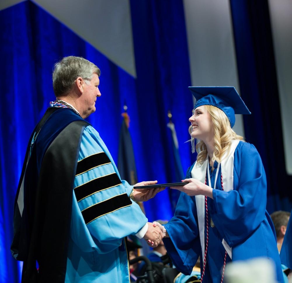 Moments from Grand Valley's graduation ceremonies on Saturday, April 30, 2016.