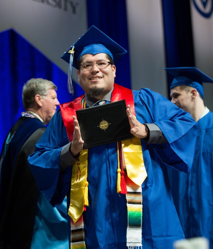 Moments from Grand Valley's graduation ceremonies on Saturday, April 30, 2016.