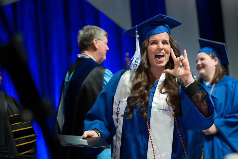 Moments from Grand Valley's graduation ceremonies on Saturday, April 30, 2016.