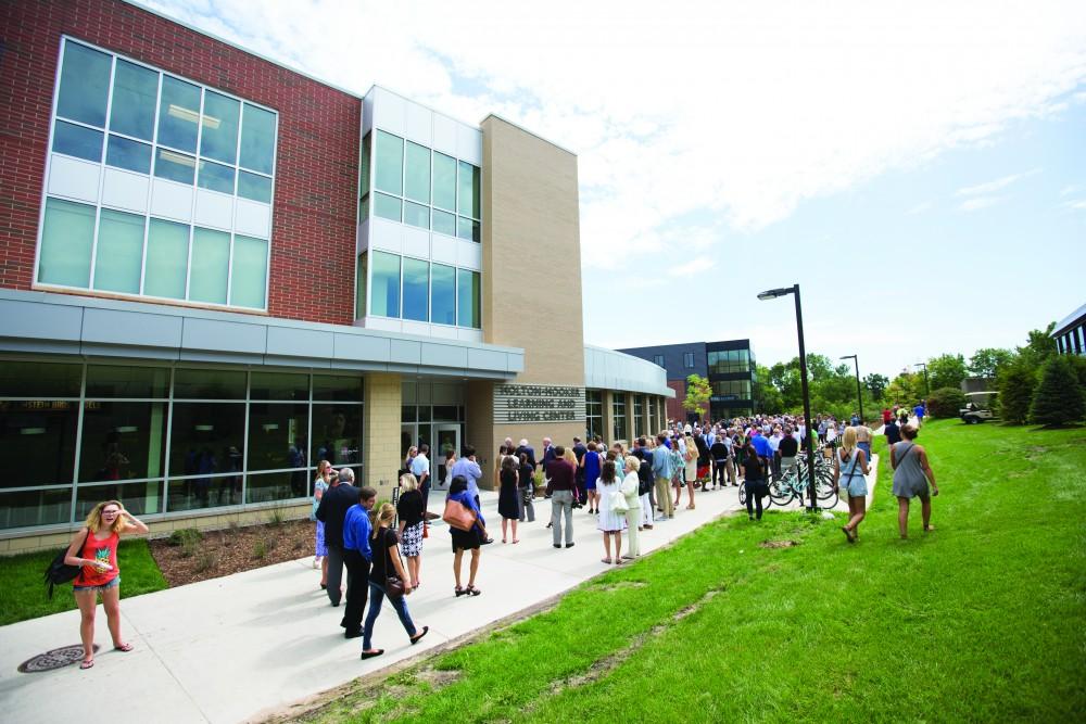 GVL/Kevin Sielaff - The Holton-Hooker Learning and Living Center is officially dedicated and opened on Friday, August 26, 2016.   