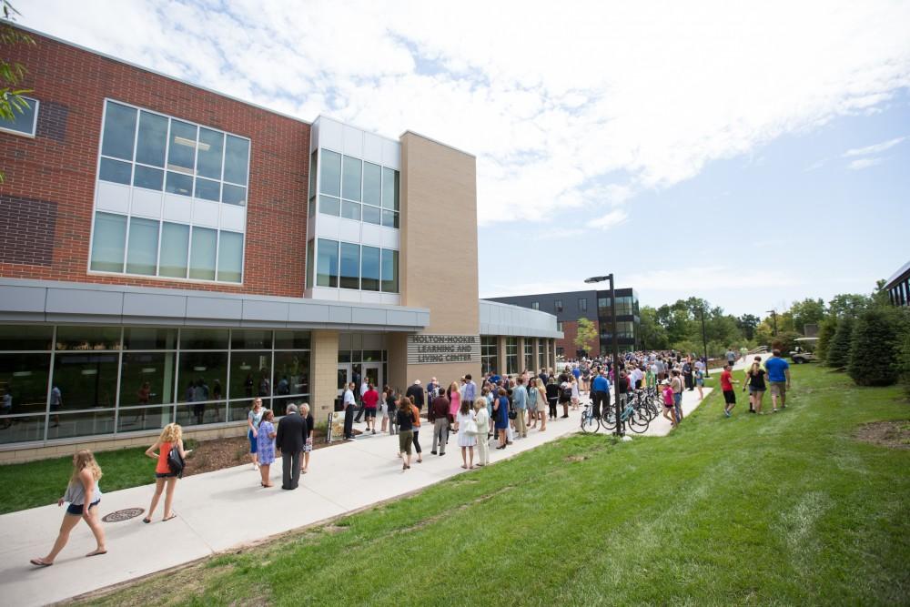 GVL/Kevin Sielaff - The Holton-Hooker Learning and Living Center is officially dedicated and opened on Friday, August 26, 2016.   