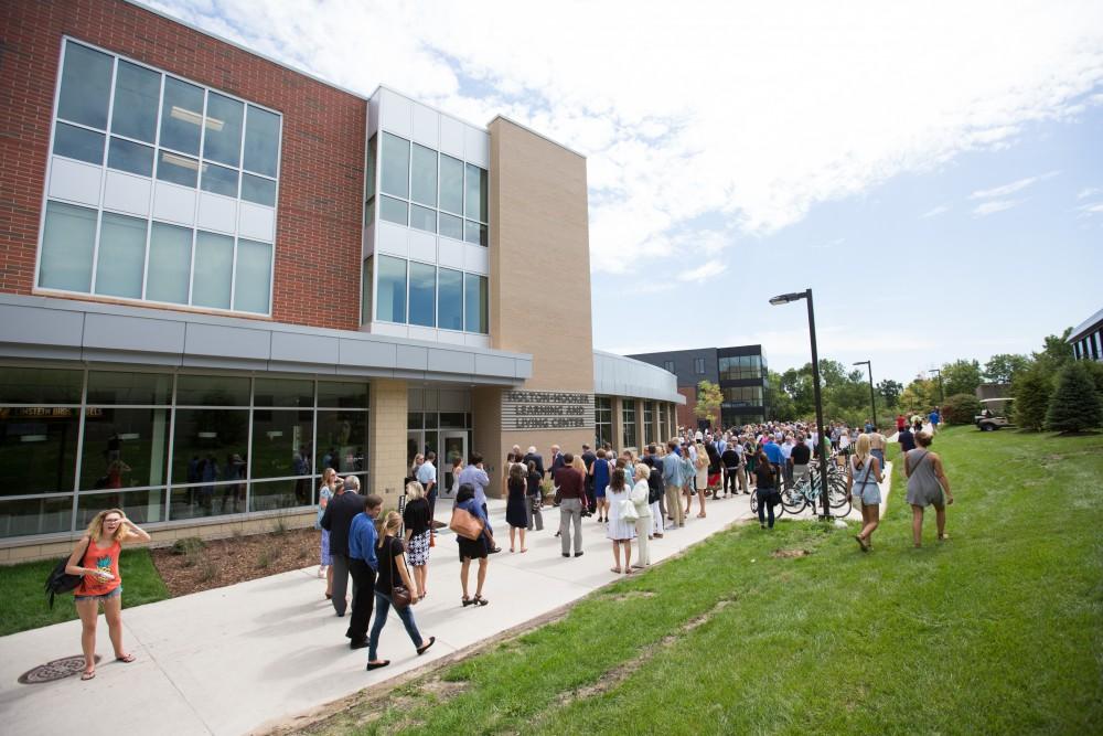 GVL/Kevin Sielaff - The Holton-Hooker Learning and Living Center is officially dedicated and opened on Friday, August 26, 2016.   