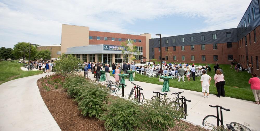 GVL/Kevin Sielaff - The Holton-Hooker Learning and Living Center is officially dedicated and opened on Friday, August 26, 2016.   