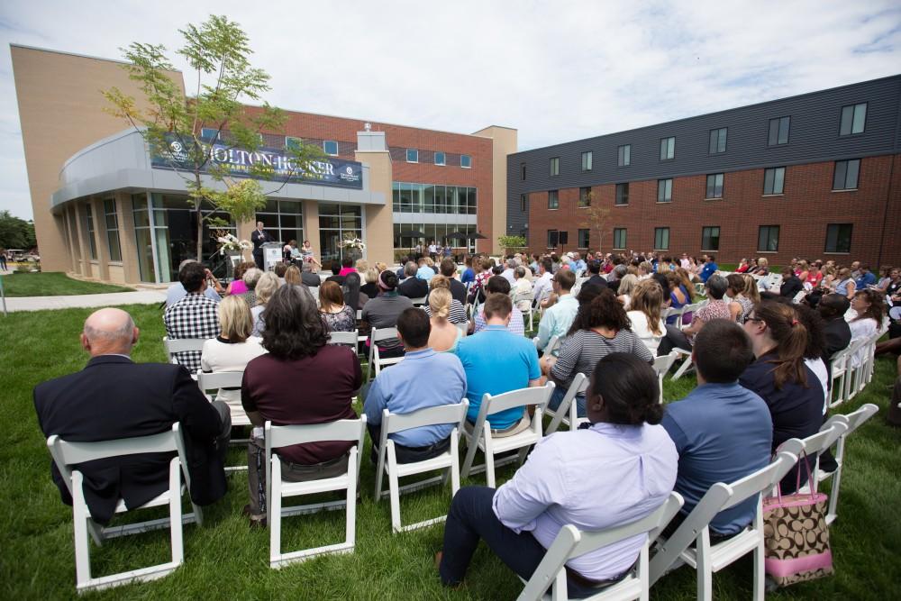 GVL/Kevin Sielaff - The Holton-Hooker Learning and Living Center is officially dedicated and opened on Friday, August 26, 2016.   