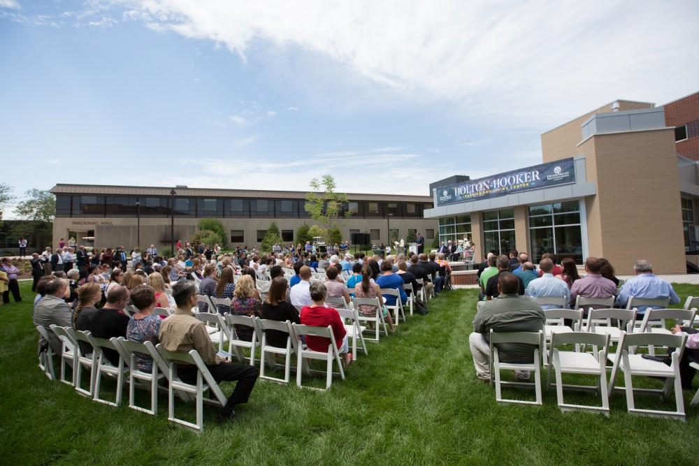 GVL/Kevin Sielaff - The Holton-Hooker Learning and Living Center is officially dedicated and opened on Friday, August 26, 2016.   