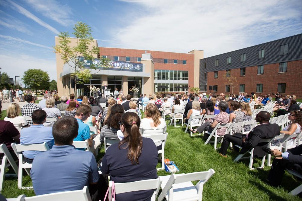 GVL/Kevin Sielaff - The Holton-Hooker Learning and Living Center is officially dedicated and opened on Friday, August 26, 2016.   