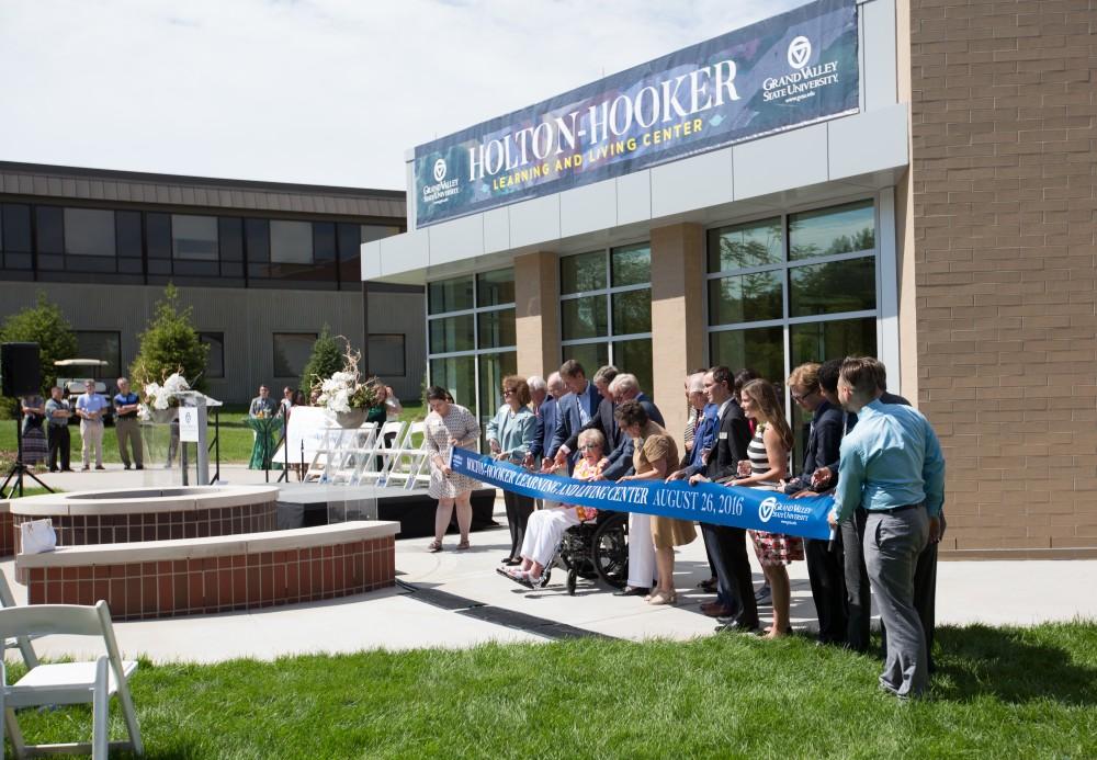 GVL/Kevin Sielaff - The Holton-Hooker Learning and Living Center is officially dedicated and opened on Friday, August 26, 2016.   