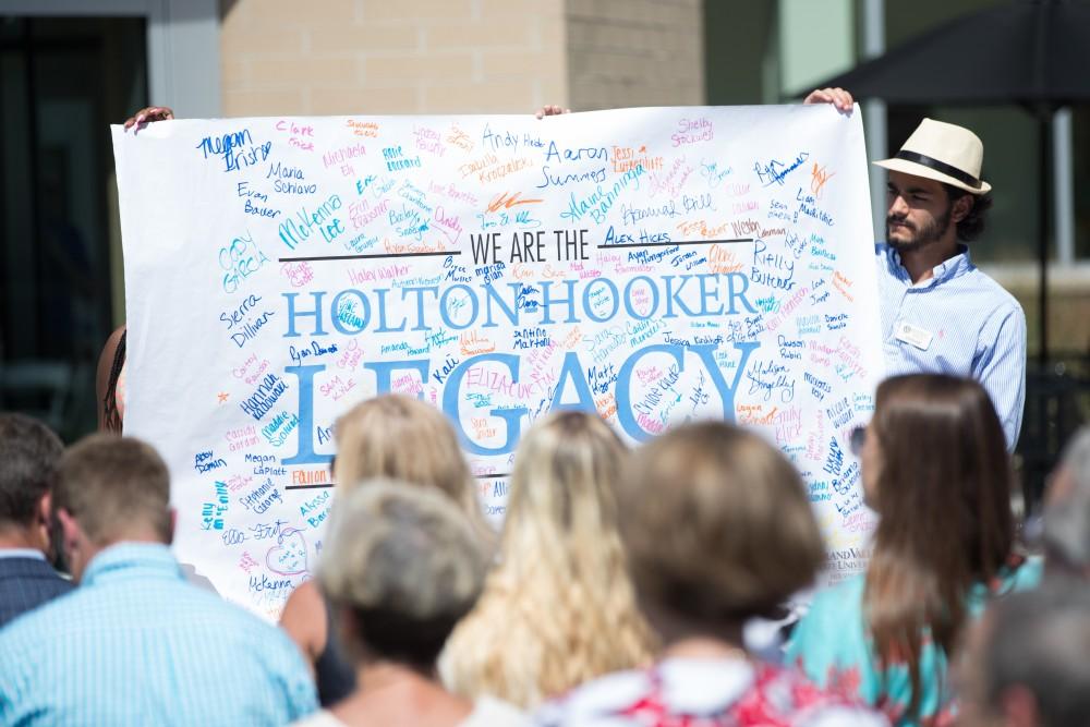 GVL/Kevin Sielaff - The Holton-Hooker Learning and Living Center is officially dedicated and opened on Friday, August 26, 2016.   