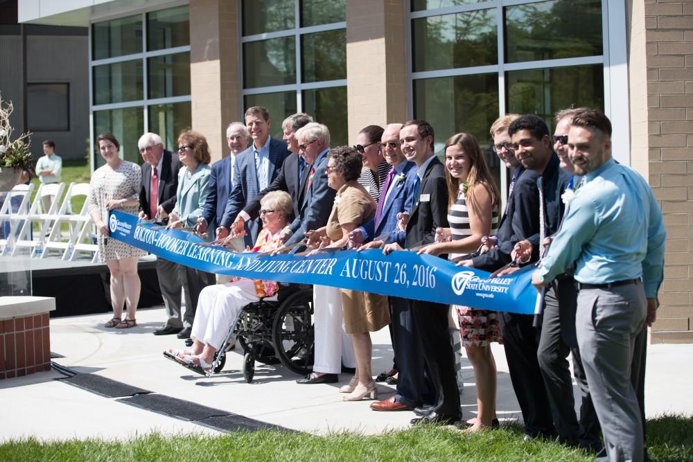 GVL/Kevin Sielaff - The Holton-Hooker Learning and Living Center is officially dedicated and opened on Friday, August 26, 2016.   