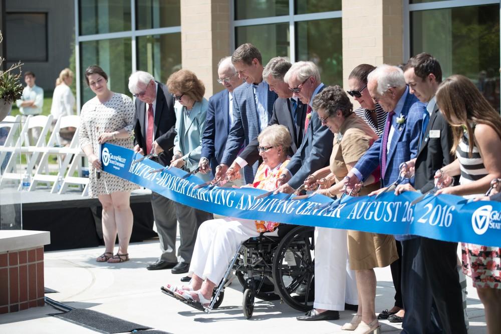 GVL/Kevin Sielaff - The Holton-Hooker Learning and Living Center is officially dedicated and opened on Friday, August 26, 2016.   