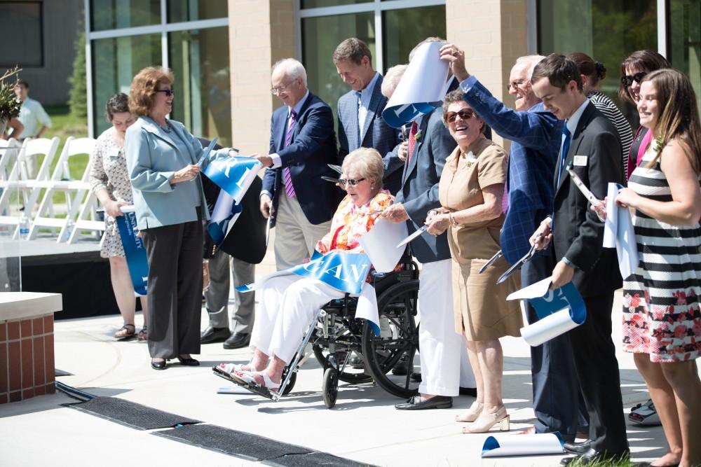 GVL/Kevin Sielaff - The Holton-Hooker Learning and Living Center is officially dedicated and opened on Friday, August 26, 2016.   