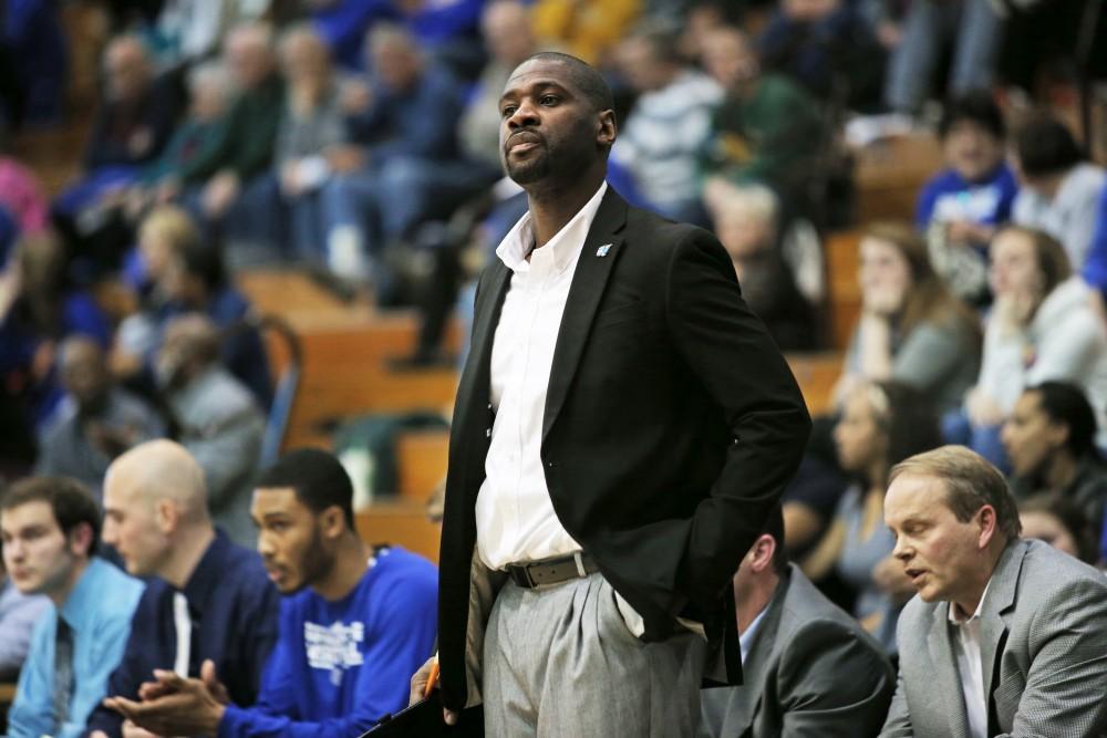 GVL/Kevin Sielaff
Assistant coach J.R. Wallace on Jan 22, 2015 inside of the Fieldhouse Arena.